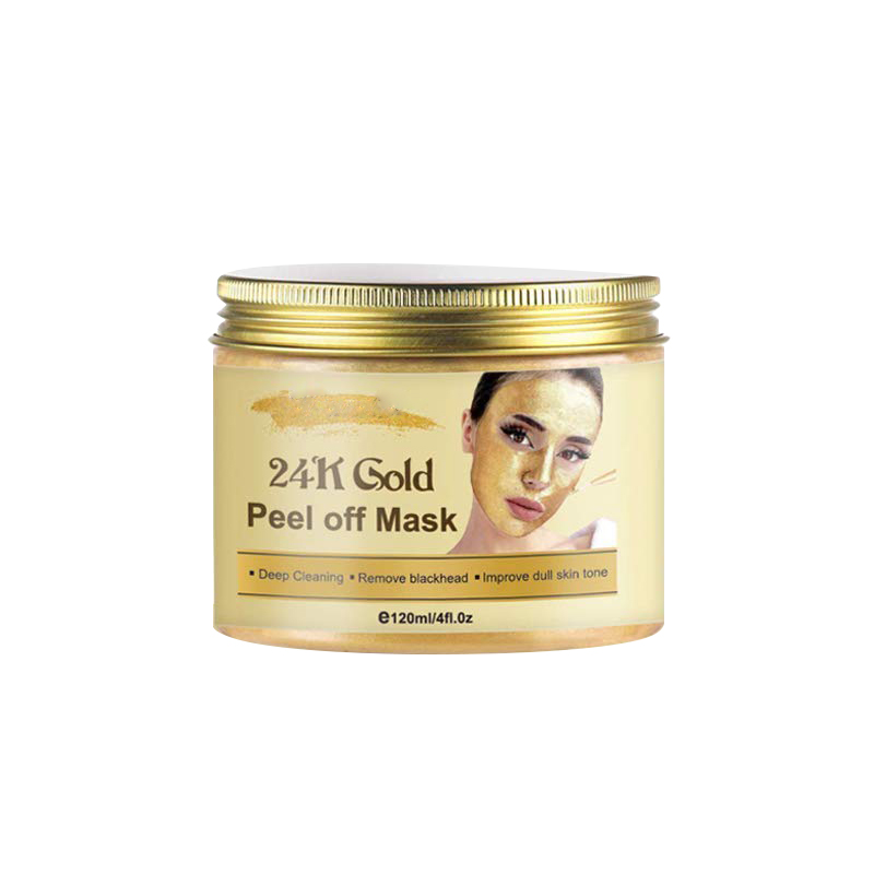 Maska 24 k zlatá slupka